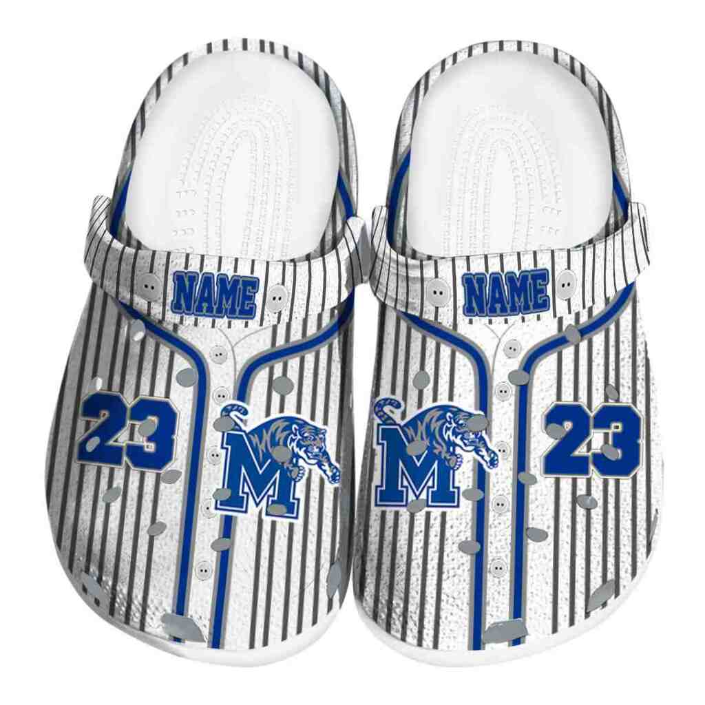 Personalized Memphis Tigers Pinstripe Pattern ClogTVC180128