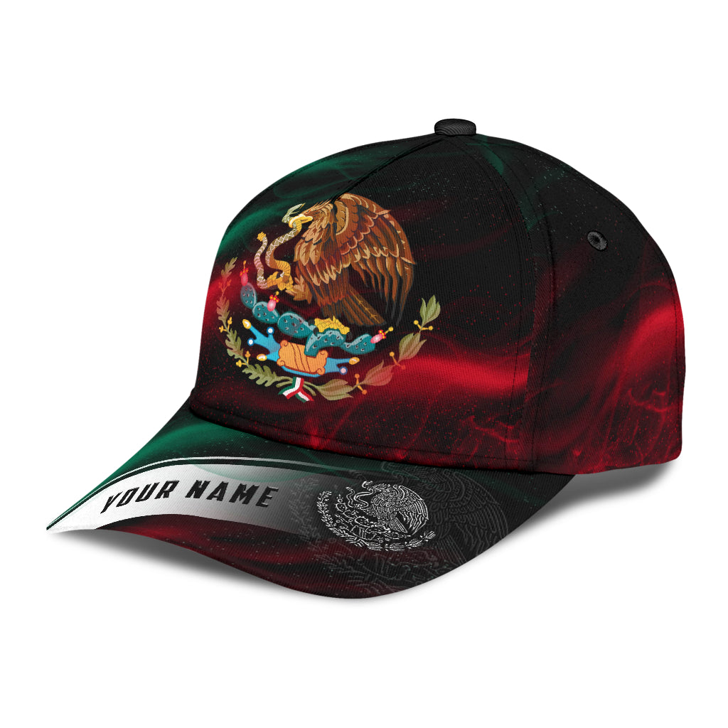 Personalized Mexico Smoke 3D Classic Cap, Baseball Hat For Mexican, Mexico Hat Cap Trucker Hats Custom Hats Gifts For Men & Women
