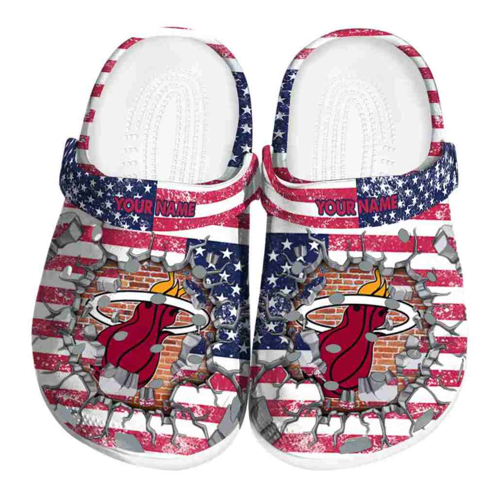 Personalized Miami Heat Freedom Splinter ClogTVC1801709