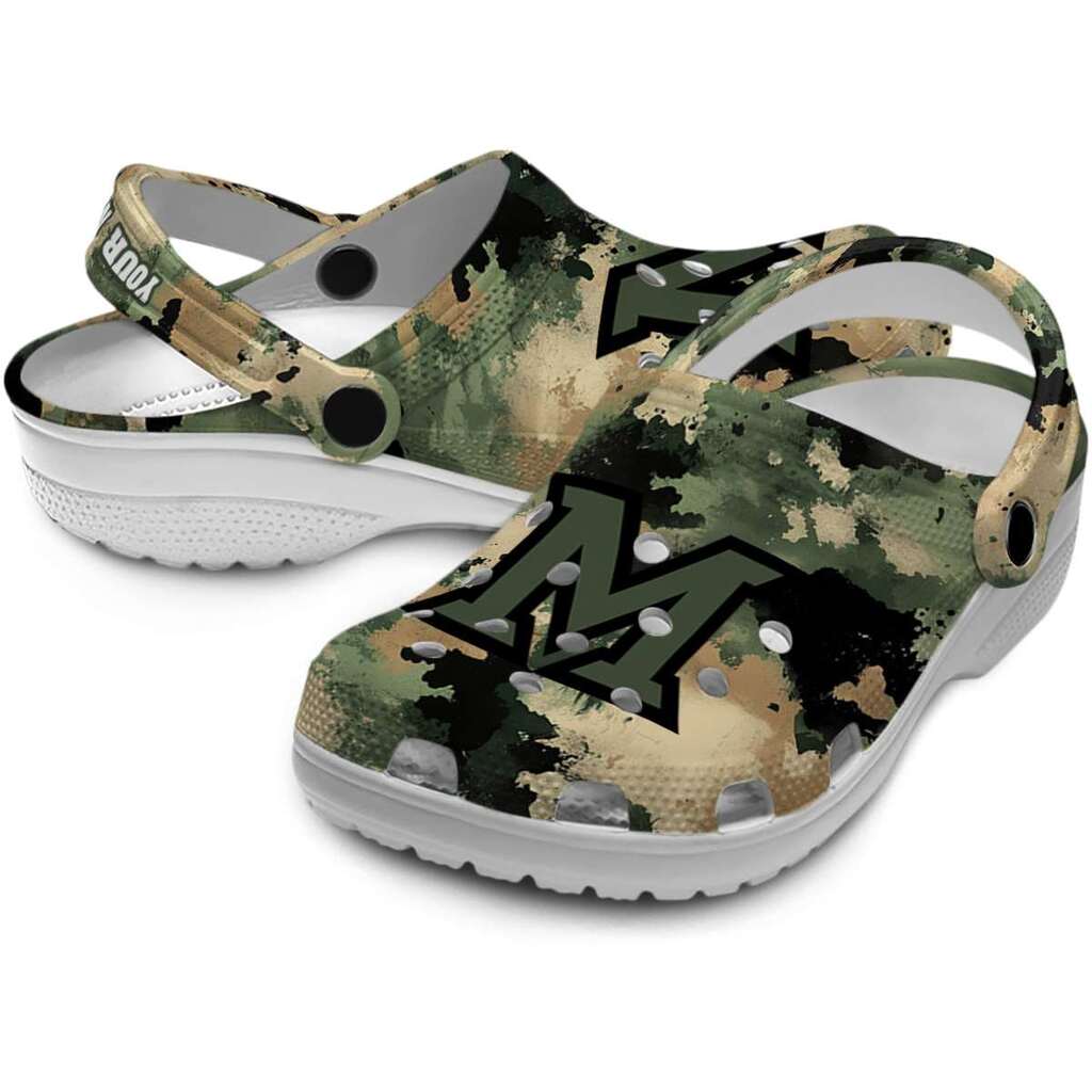 Personalized Miami RedHawks Camouflage Craze ClogTVC1801704 - Image 3