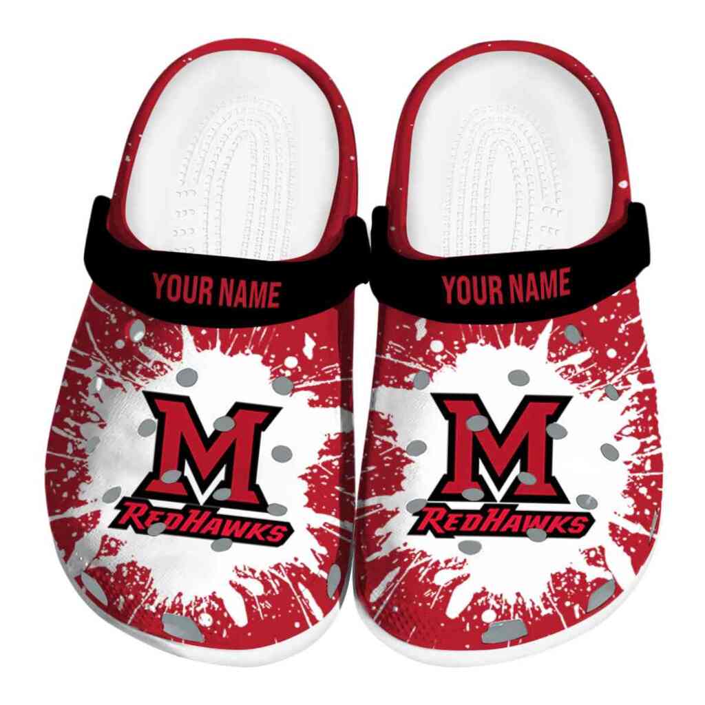 Personalized Miami RedHawks Splash Art ClogTVC1801710