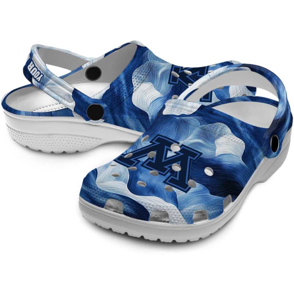 Personalized Minnesota Golden Gophers Ocean Waves ClogTVC1801705 - Image 3