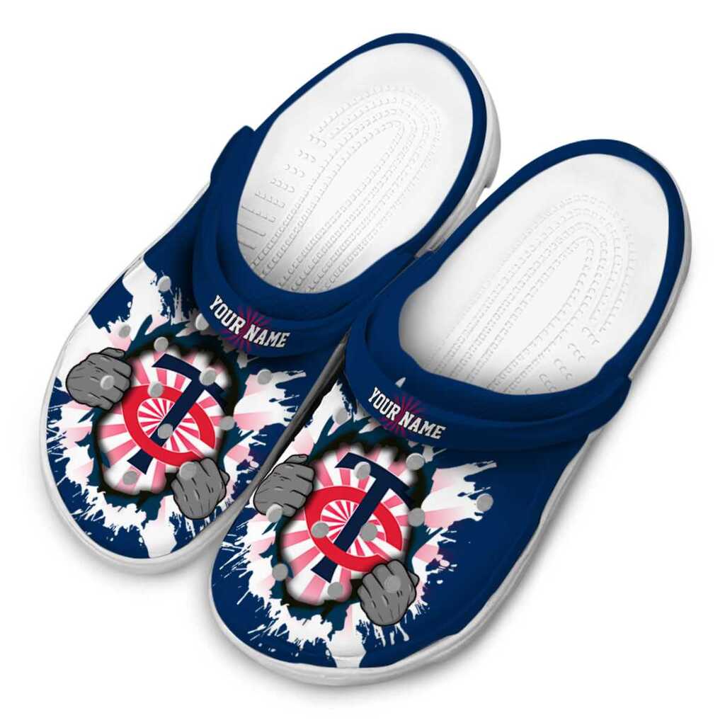 Personalized Minnesota Twins Gripping Hand ClogTVC180115 - Image 4