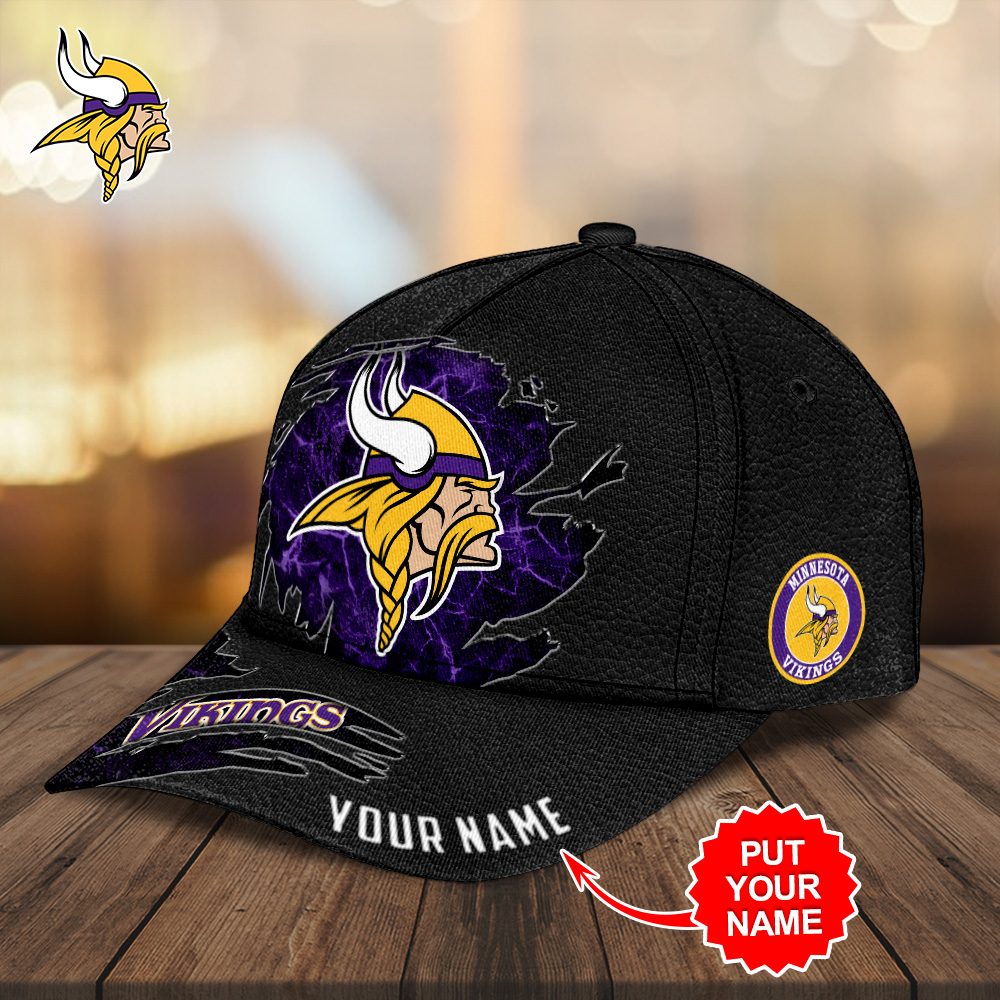 Personalized Minnesota Vikings NFL NFL Personalized Cap For Fan Baseball Cap Classic Hat