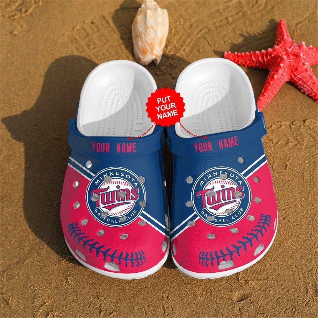 Personalized MinTwins Baseball Team Crocs Clog Custom Name Shoes