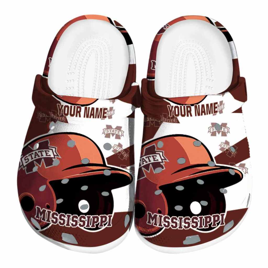 Personalized Mississippi State Bulldogs Baseball Helmet ClogTVC180115