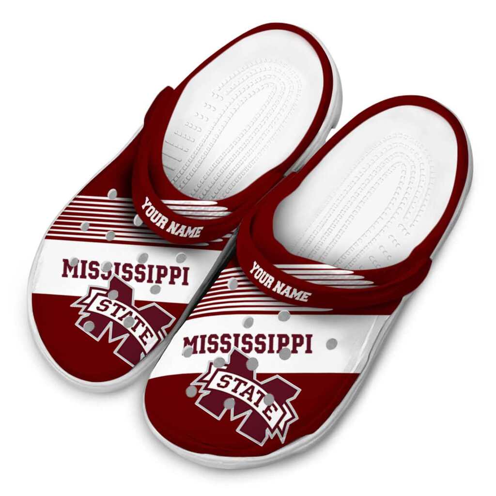 Personalized Mississippi State Bulldogs Vibrant Dual-Tone ClogTVC180114 - Image 4