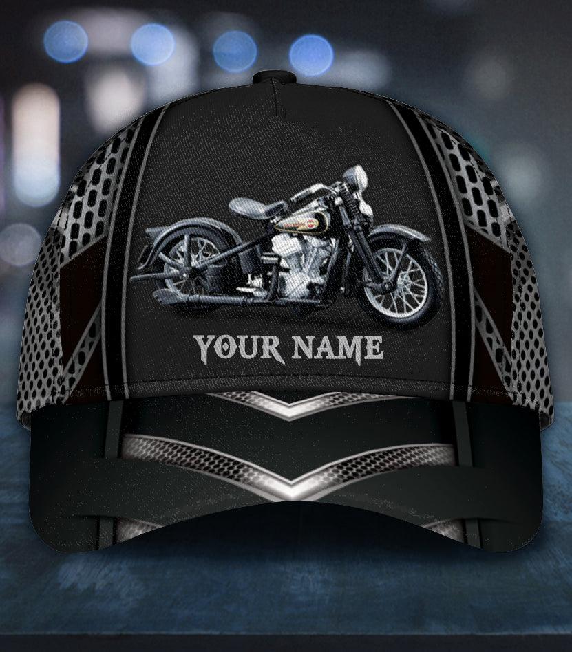 Personalized Motorcycle Classic Cap, Personalized Gift for Motorcycle Lovers, Motorcycle Riders Trucker Hats Custom Hats Gifts For Men & Women