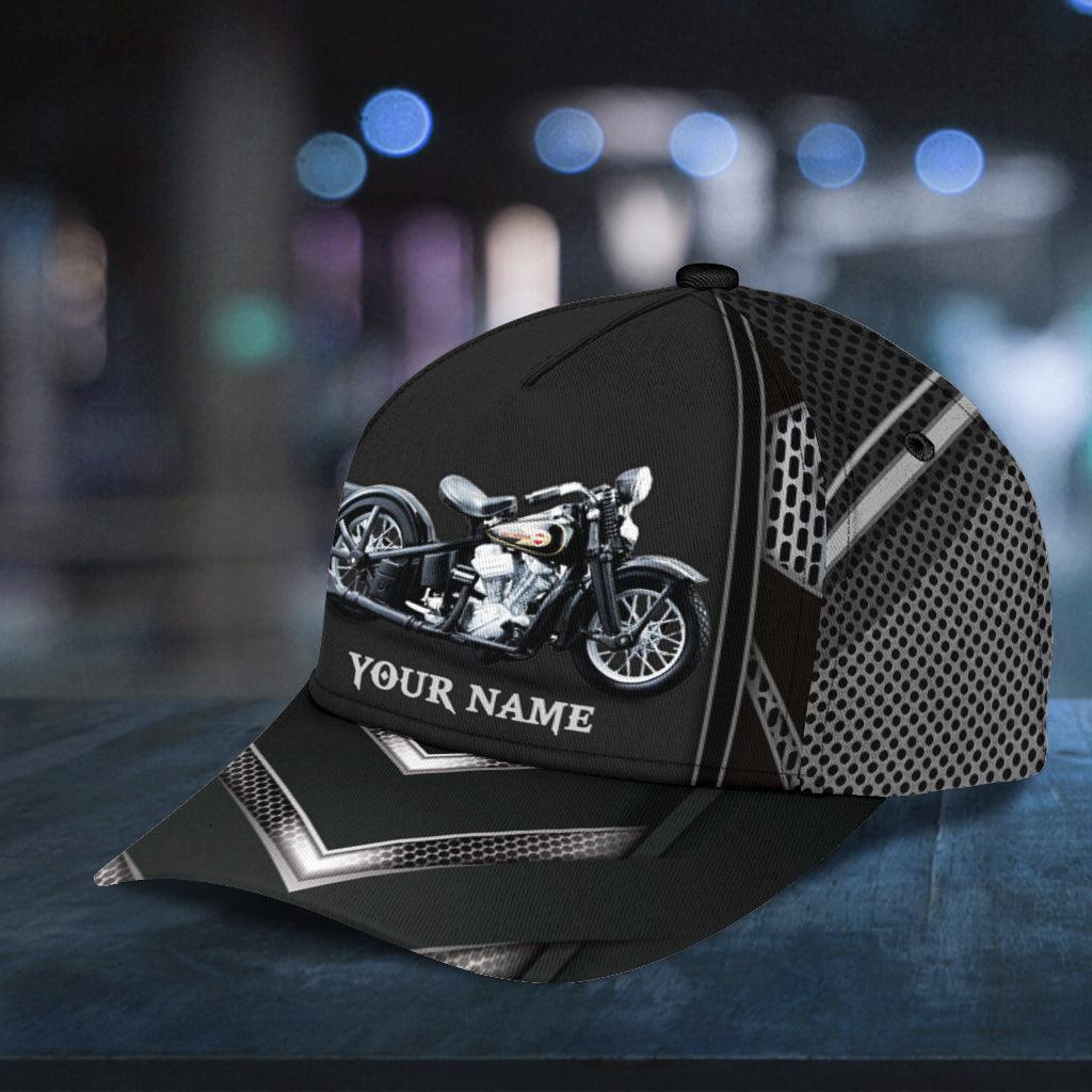 Personalized Motorcycle Classic Cap, Personalized Gift for Motorcycle Lovers, Motorcycle Riders Trucker Hats Custom Hats Gifts For Men & Women
