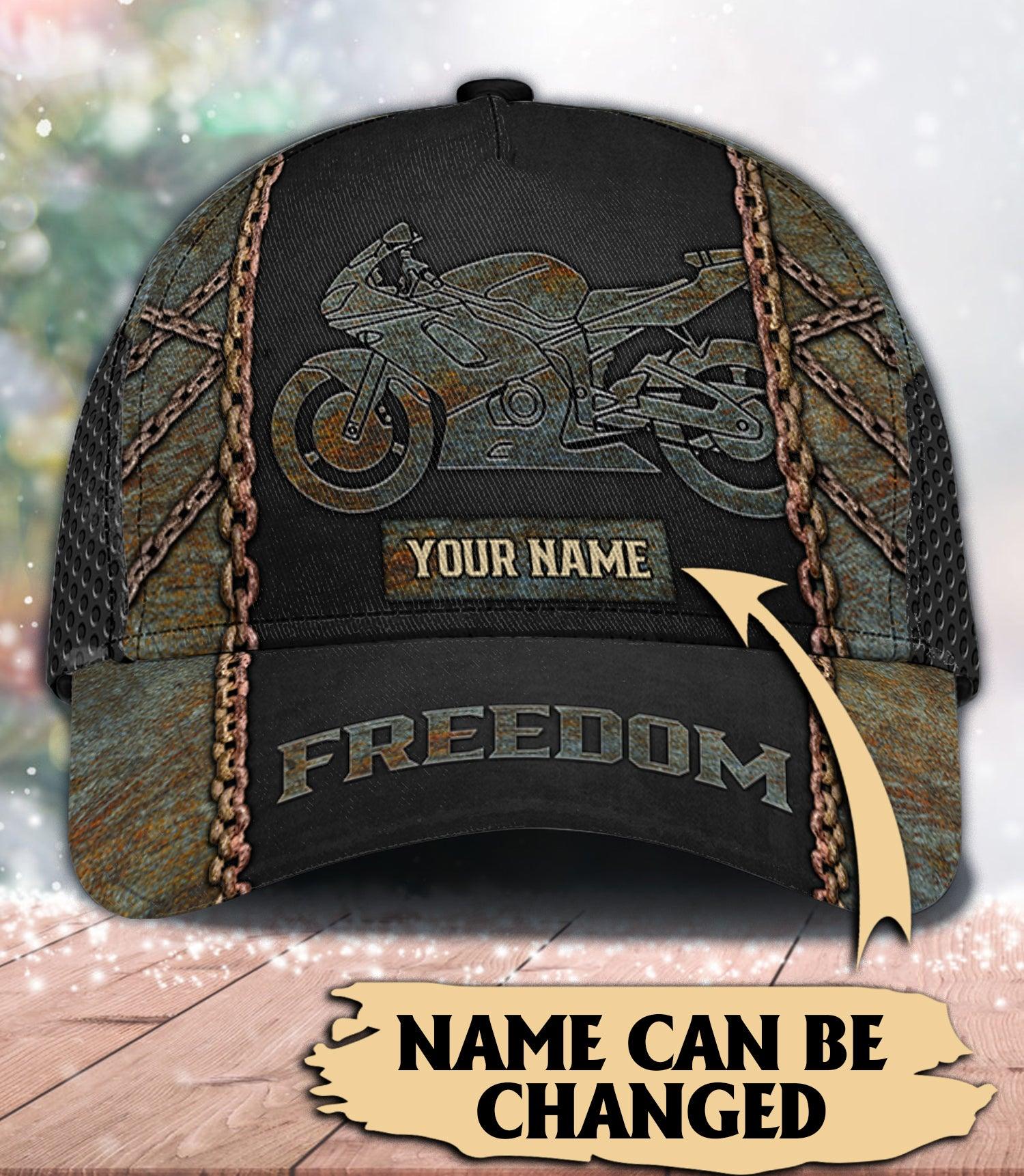 Personalized Motorcycle Classic Cap, Personalized Gift for Motorcycle Lovers, Motorcycle Riders Trucker Hats Custom Hats Gifts For Men & Women
