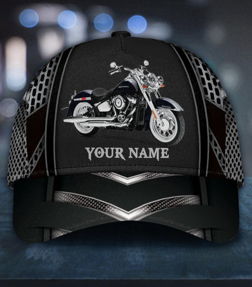 Personalized Motorcycle Classic Cap, Personalized Gift for Motorcycle Lovers, Motorcycle Riders Trucker Hats Custom Hats Gifts For Men & Women