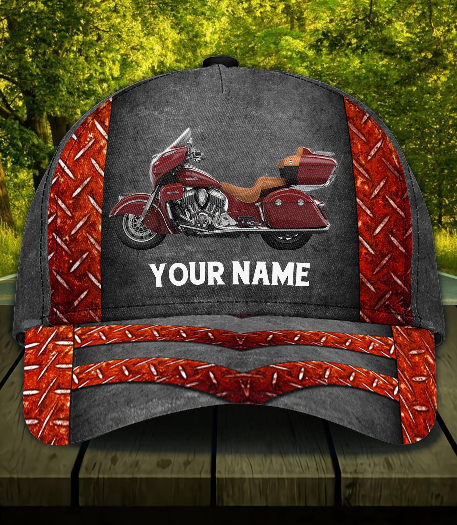 Personalized Motorcycle Classic Cap, Personalized Gift for Motorcycle Lovers, Motorcycle Riders Trucker Hats Custom Hats Gifts For Men & Women