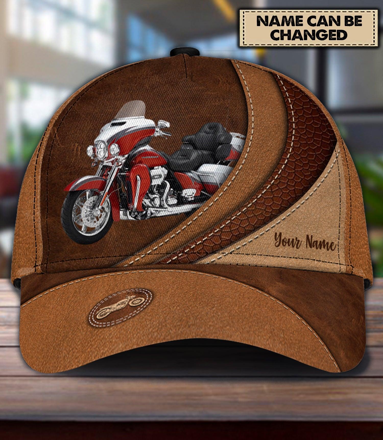Personalized Motorcycle Classic Cap, Personalized Gift for Motorcycle Lovers, Motorcycle Riders Trucker Hats Custom Hats Gifts For Men & Women