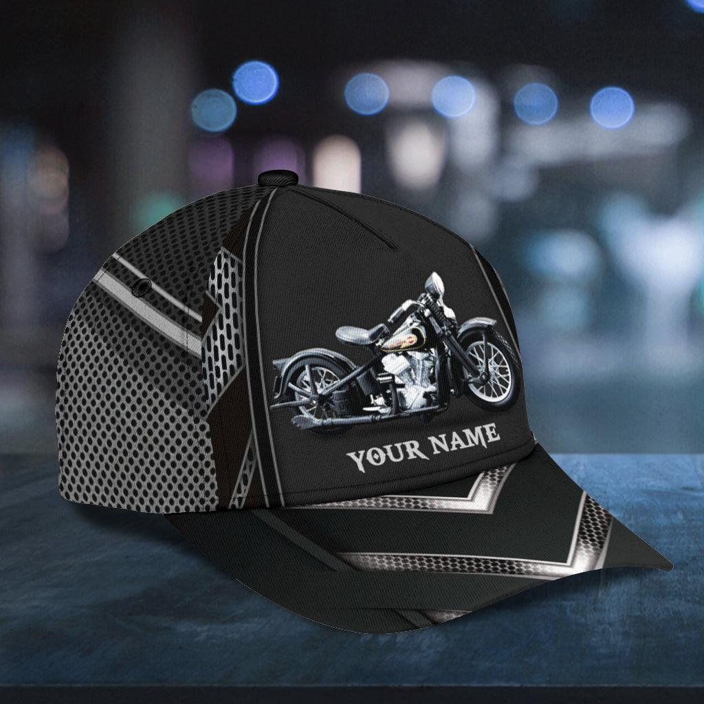 Personalized Motorcycle Classic Cap, Personalized Gift for Motorcycle Lovers, Motorcycle Riders Trucker Hats Custom Hats Gifts For Men & Women