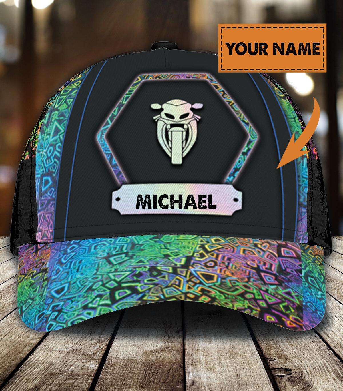 Personalized Motorcycle Classic Cap, Personalized Gift for Motorcycle Lovers, Motorcycle Riders Trucker Hats Custom Hats Gifts For Men & Women