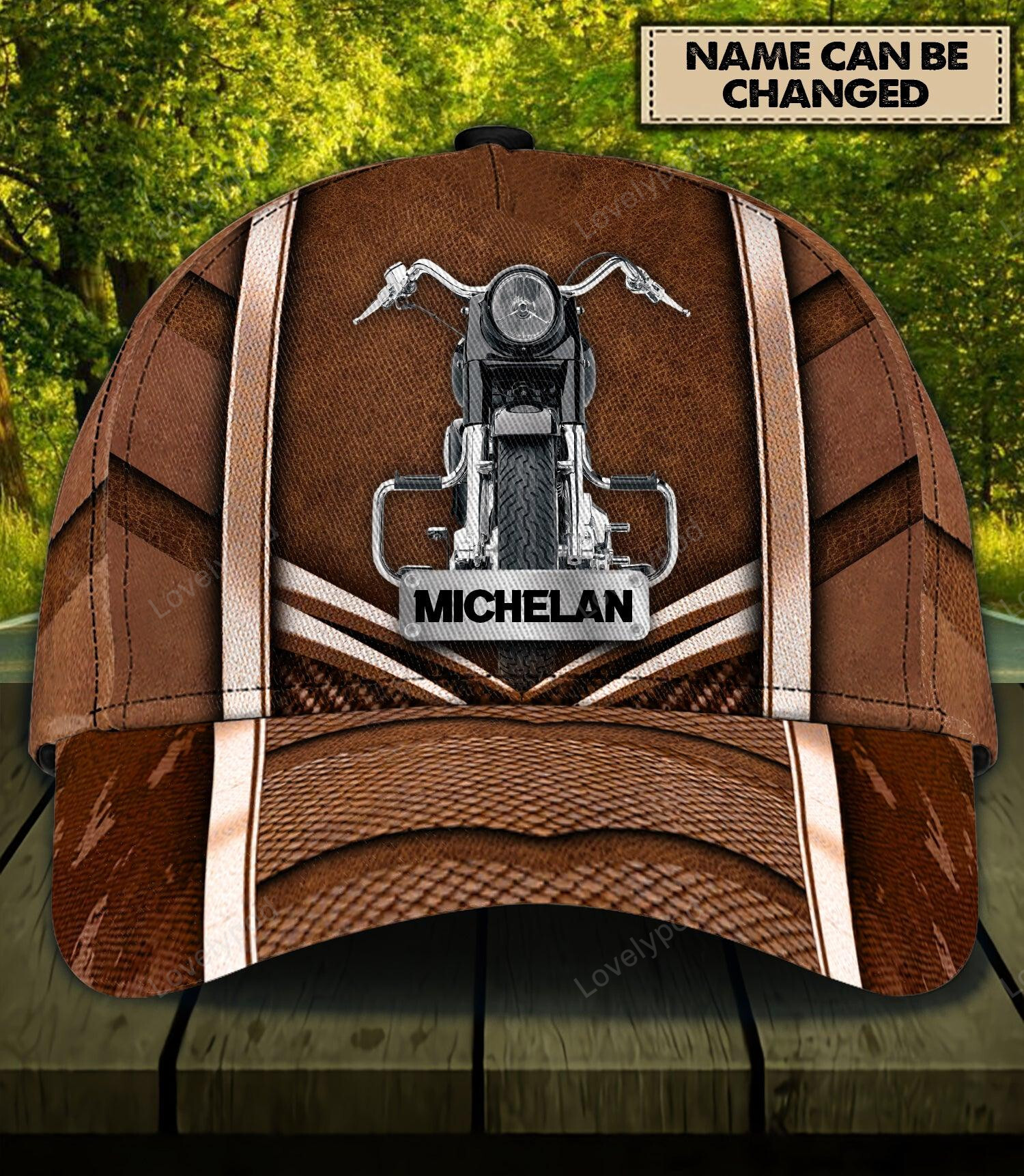 Personalized Motorcycle Classic Cap, Personalized Gift for Motorcycle Lovers, Motorcycle Riders Trucker Hats Custom Hats Gifts For Men & Women