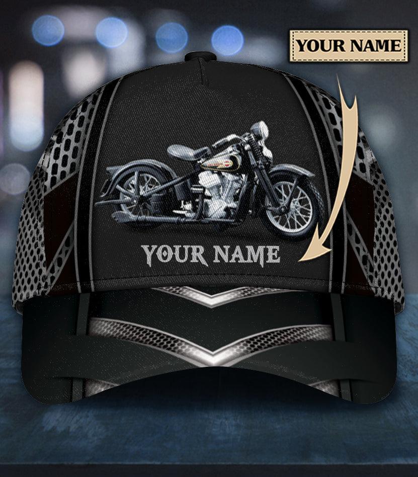 Personalized Motorcycle Classic Cap, Personalized Gift for Motorcycle Lovers, Motorcycle Riders Trucker Hats Custom Hats Gifts For Men & Women