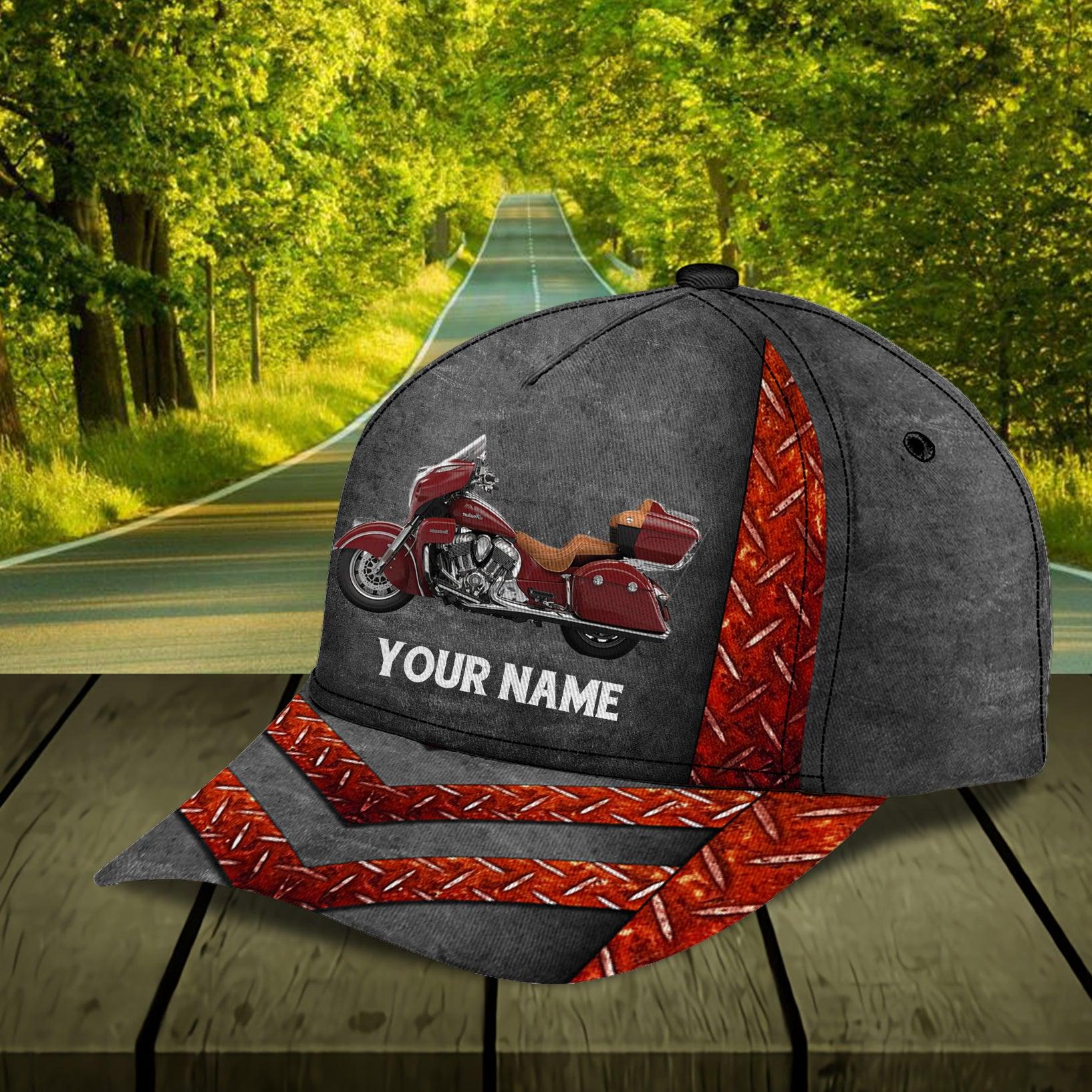 Personalized Motorcycle Classic Cap, Personalized Gift for Motorcycle Lovers, Motorcycle Riders Trucker Hats Custom Hats Gifts For Men & Women