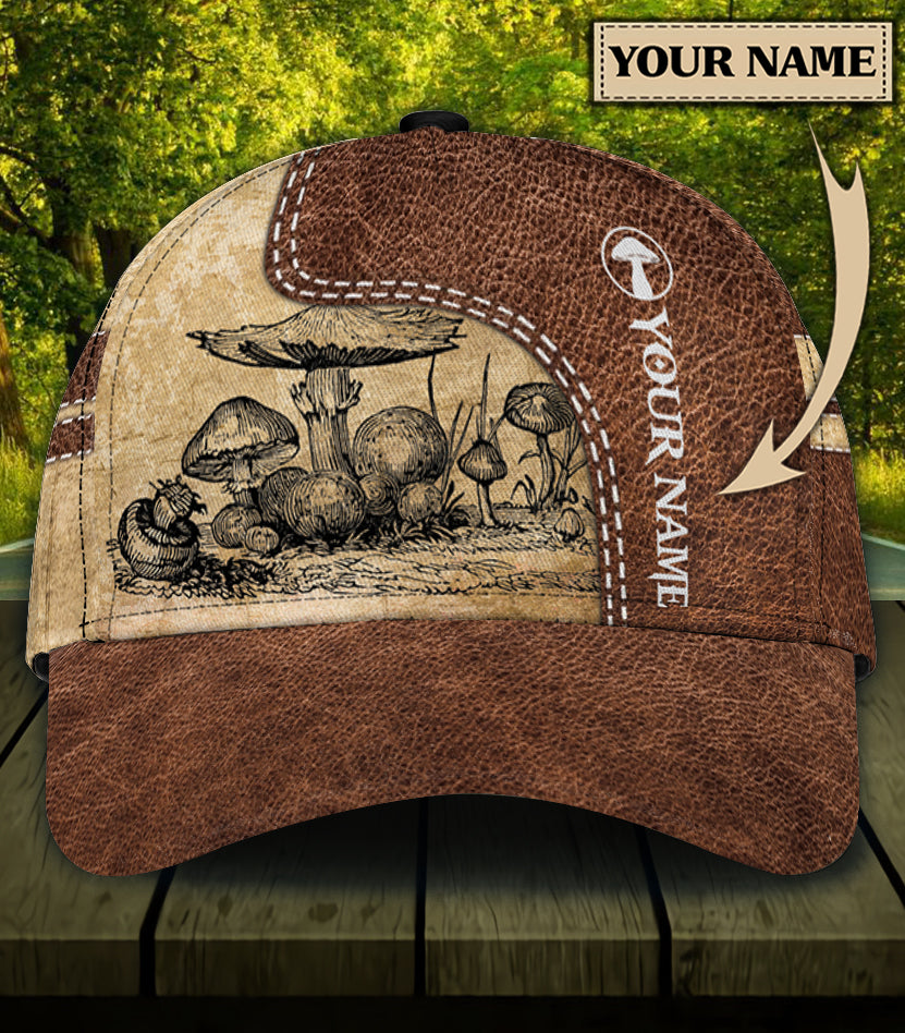 Personalized Mushroom Classic Cap Trucker Hats Custom Hats Gifts For Men & Women