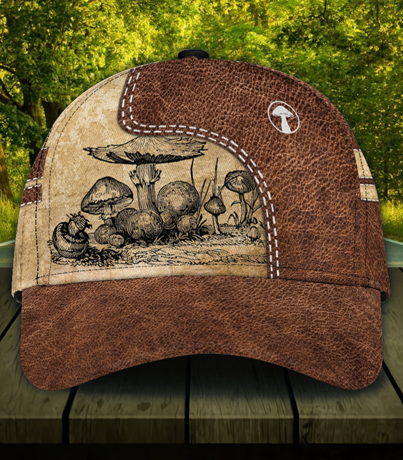 Personalized Mushroom Classic Cap Trucker Hats Custom Hats Gifts For Men & Women