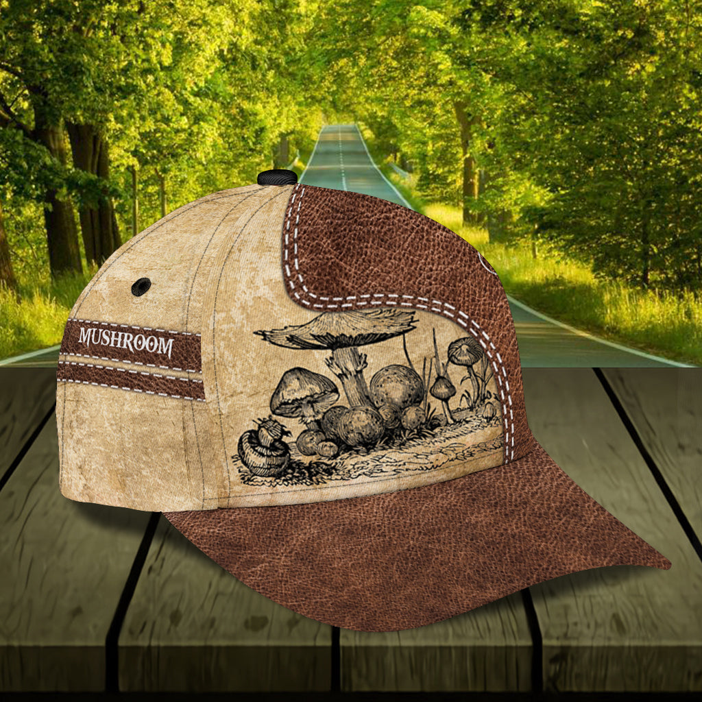 Personalized Mushroom Classic Cap Trucker Hats Custom Hats Gifts For Men & Women