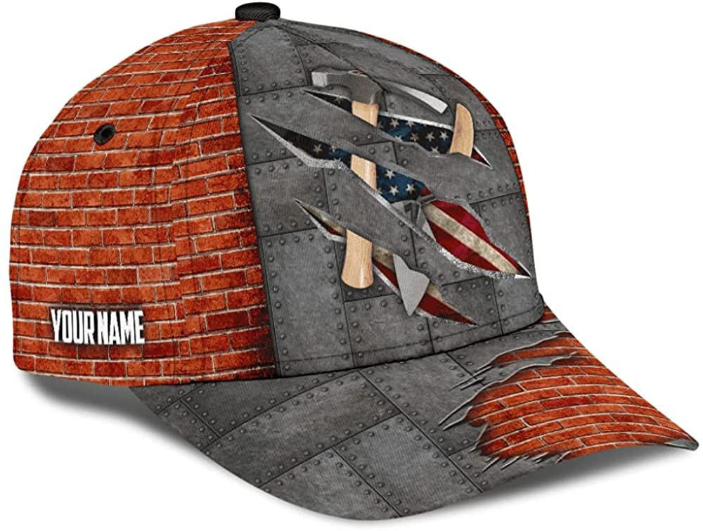 Personalized Name American Eagles Wonderful 3D Printed Unisex Hat Classic Cap Trucker Hats Custom Hats Gifts For Men & Women