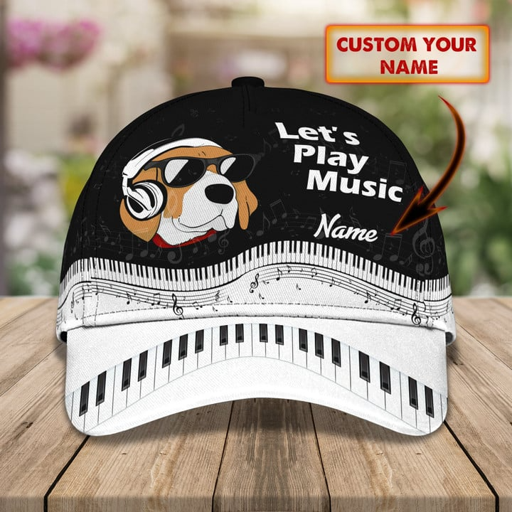 Personalized Name Cap Piano II Trucker Hats Custom Hats Gifts For Men & Women