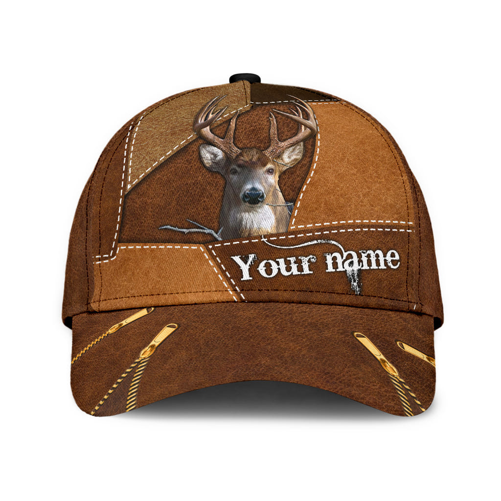 Personalized Name Deer Hunting Cap DA Trucker Hats Custom Hats Gifts For Men & Women