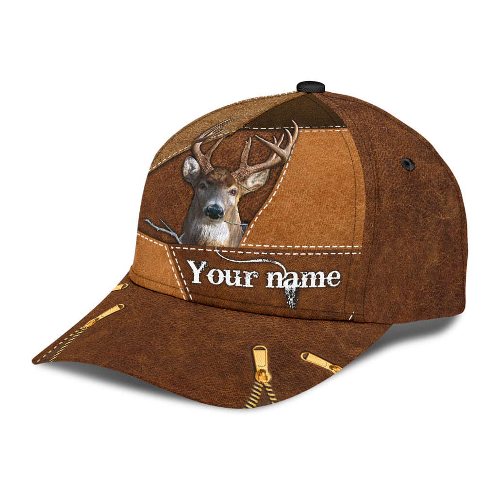 Personalized Name Deer Hunting Cap DA Trucker Hats Custom Hats Gifts For Men & Women