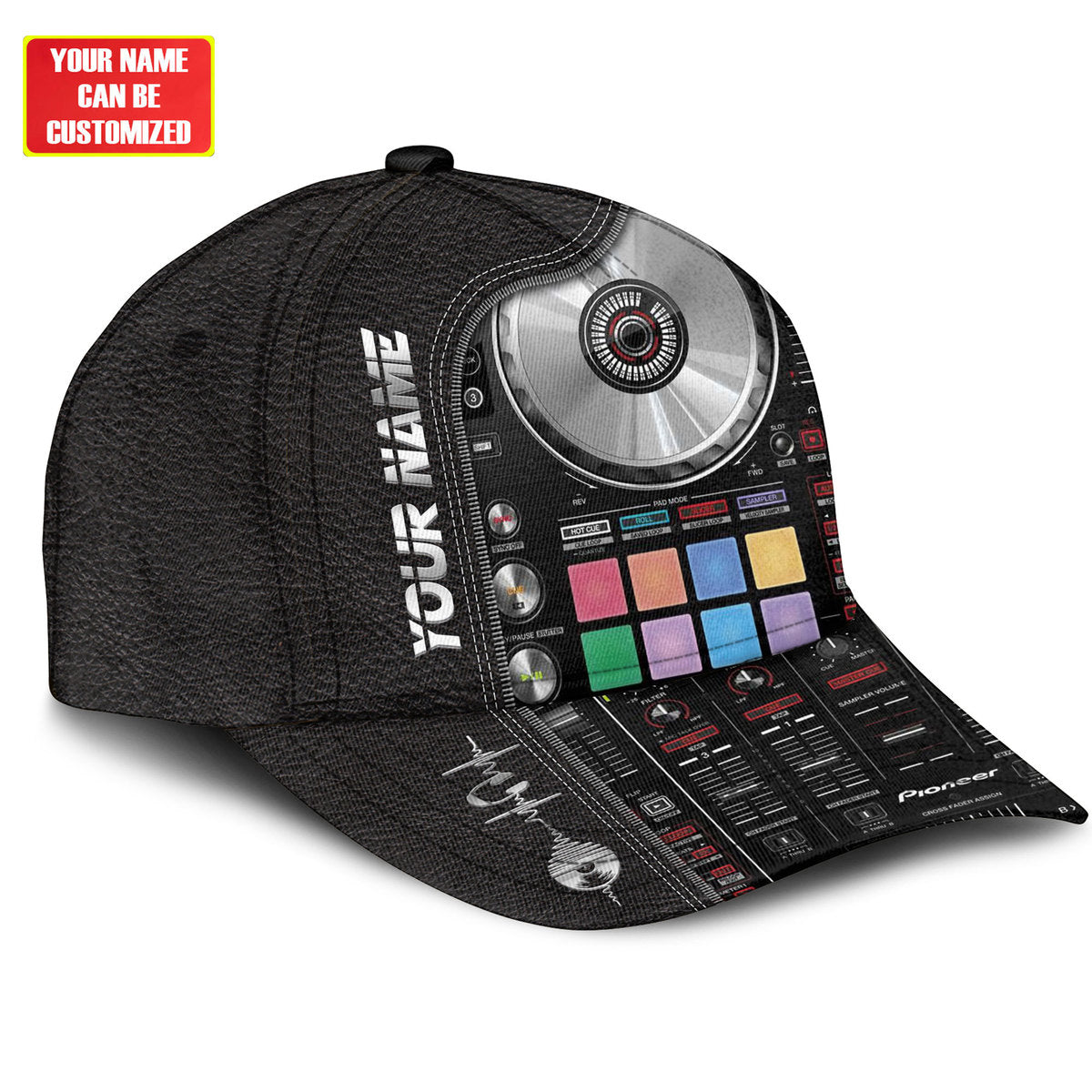Personalized Name DJ Classic Cap - LP01 P240601 Trucker Hats Custom Hats Gifts For Men & Women