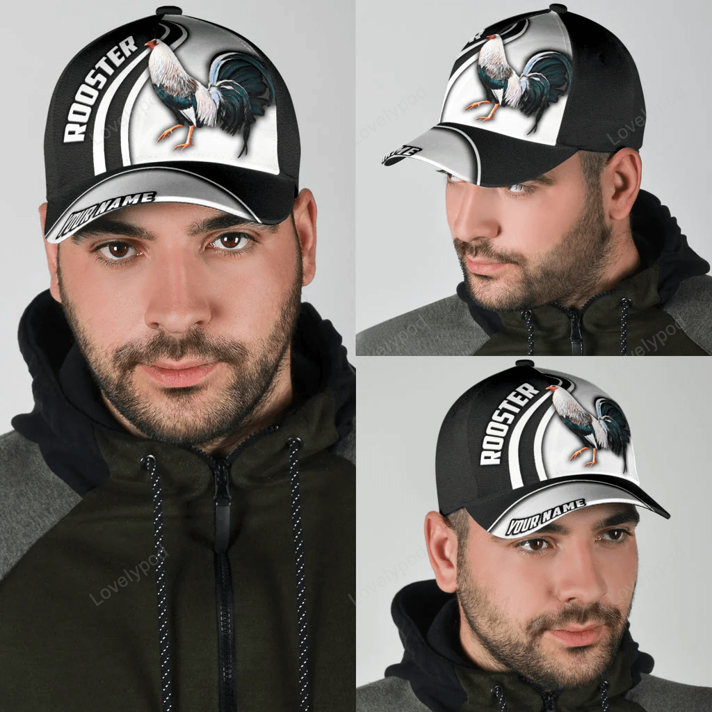 Personalized Name Mexican Rooster Cap Hat, Mexico Chicken Baseball Cap Hat Trucker Hats Custom Hats Gifts For Men & Women