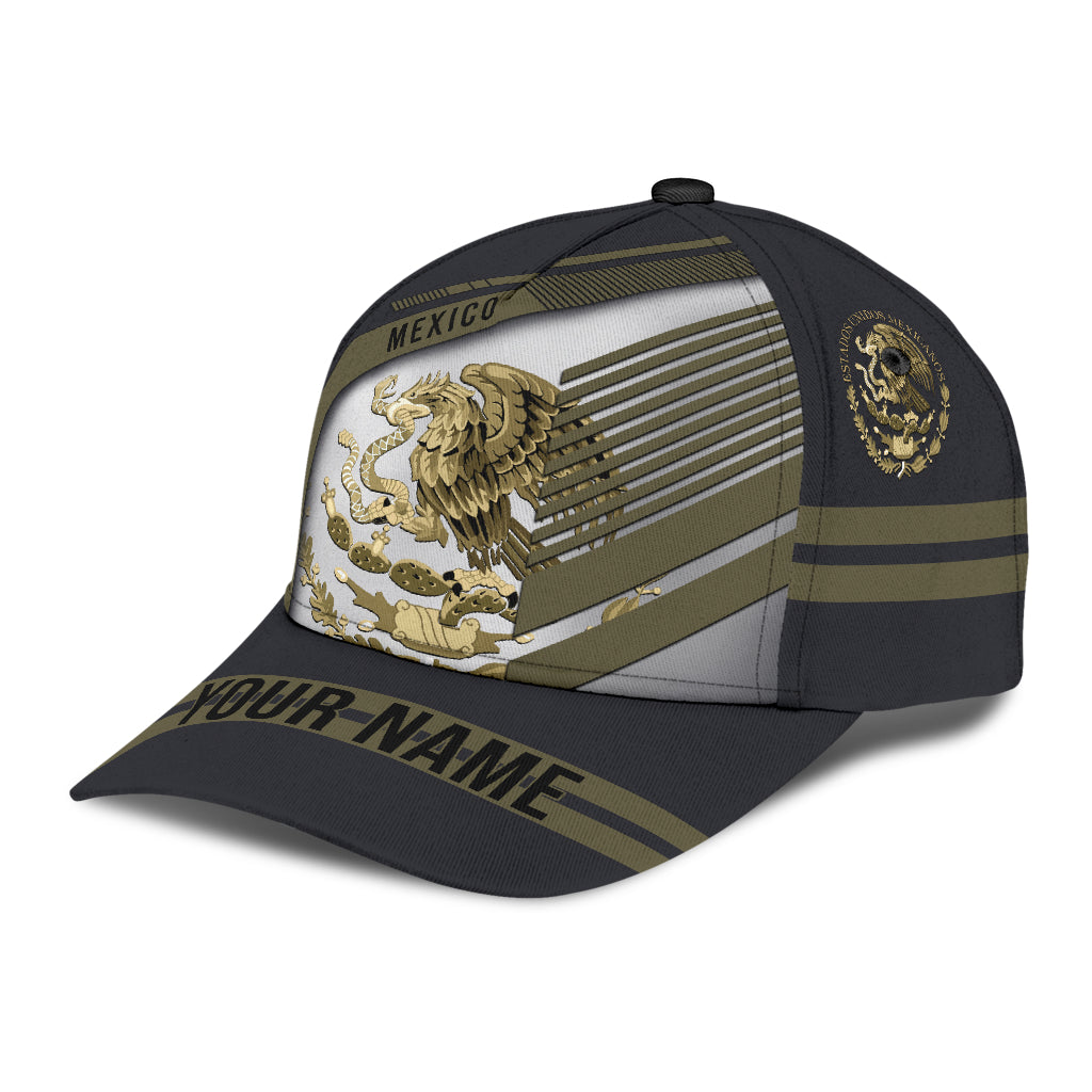 Personalized Name Mexico 3D full printed Classic Cap baseball cap, Mexican Cap hat Trucker Hats Custom Hats Gifts For Men & Women