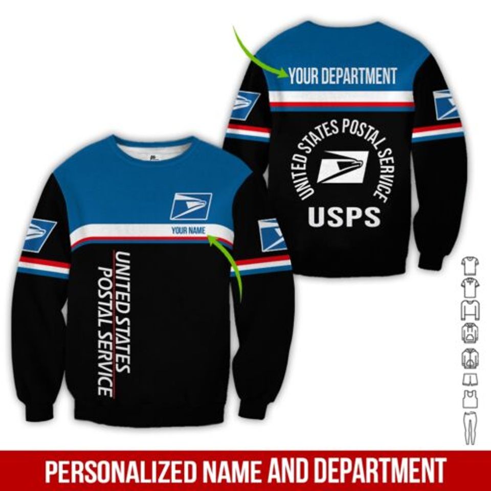 Personalized Name Proud Postal Worker Sweatshirt, Gift For Postal Worker NT796
