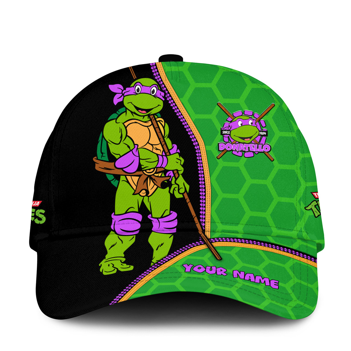Personalized Name TMNT Donatello Classic Cap Trucker Hats Custom Hats Gifts For Men & Women