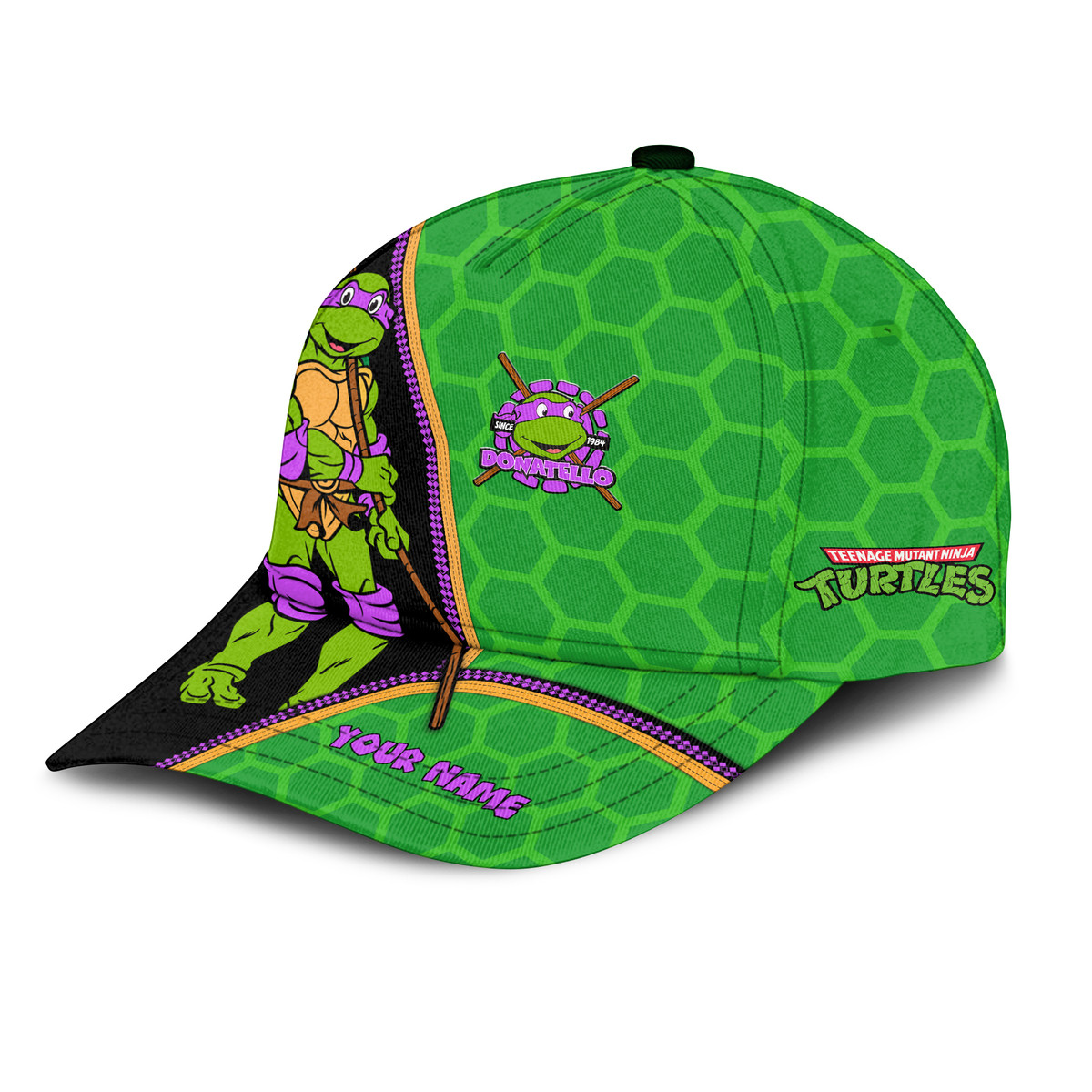 Personalized Name TMNT Donatello Classic Cap Trucker Hats Custom Hats Gifts For Men & Women