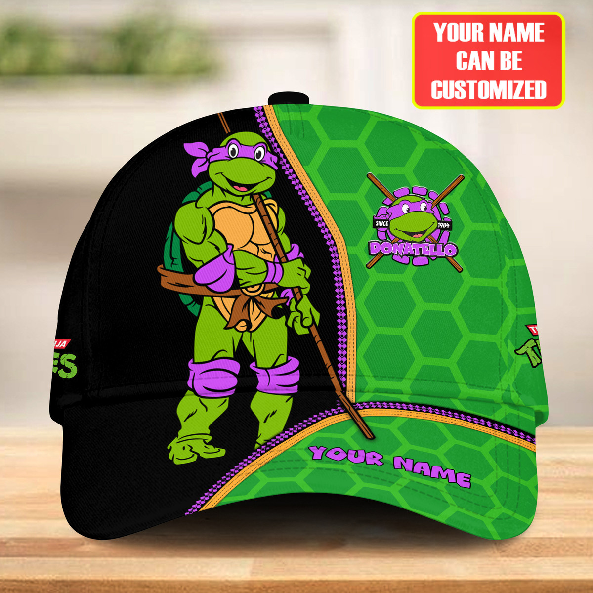 Personalized Name TMNT Donatello Classic Cap Trucker Hats Custom Hats Gifts For Men & Women