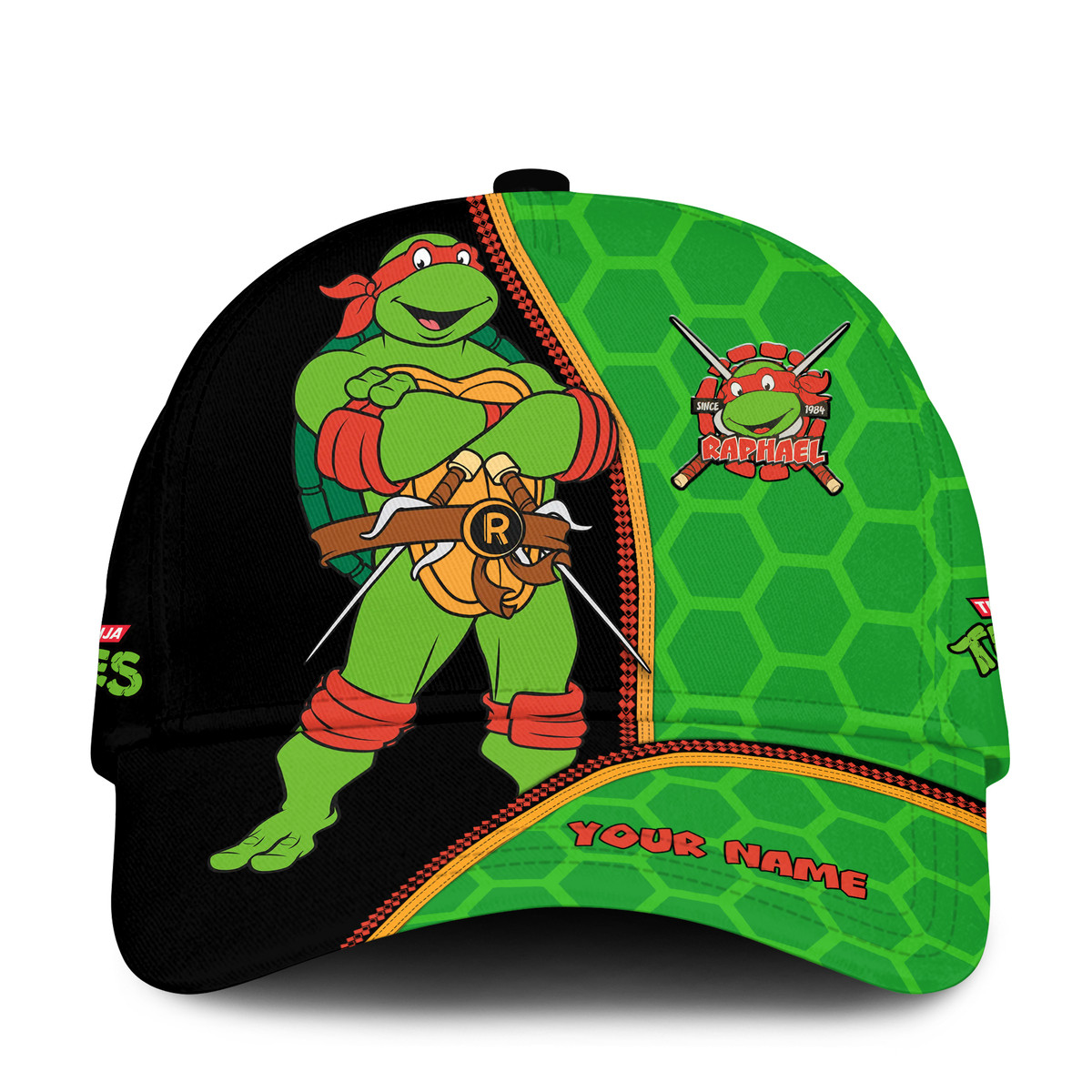Personalized Name TMNT Raphael Classic Cap Trucker Hats Custom Hats Gifts For Men & Women