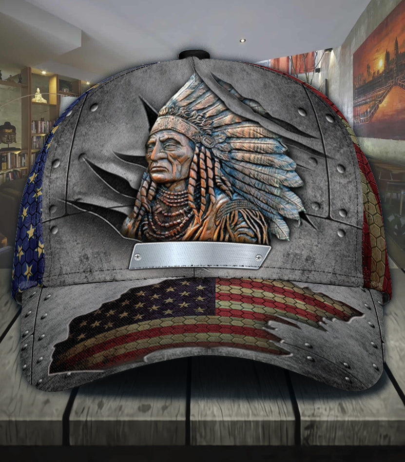 Personalized Native Classic Cap, Gift for Native Americans Trucker Hats Custom Hats Gifts For Men & Women