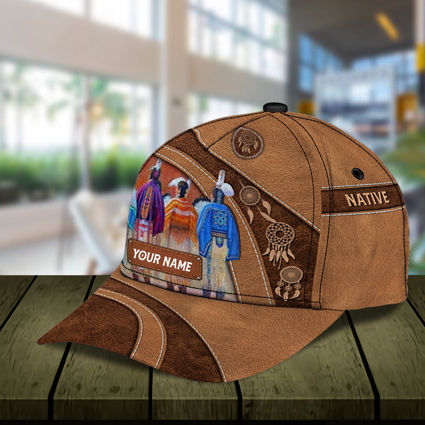 Personalized Native Classic Cap, Gift for Native Americans Trucker Hats Custom Hats Gifts For Men & Women