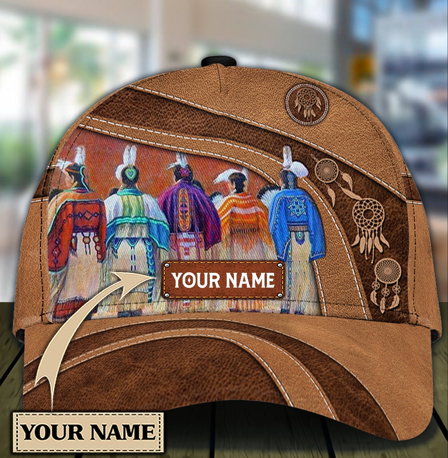 Personalized Native Classic Cap, Gift for Native Americans Trucker Hats Custom Hats Gifts For Men & Women