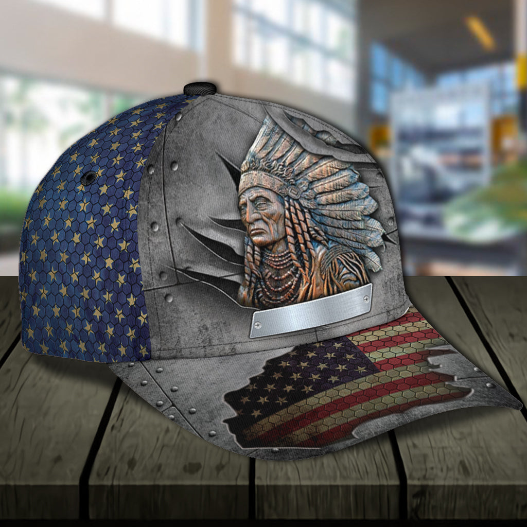 Personalized Native Classic Cap, Gift for Native Americans Trucker Hats Custom Hats Gifts For Men & Women