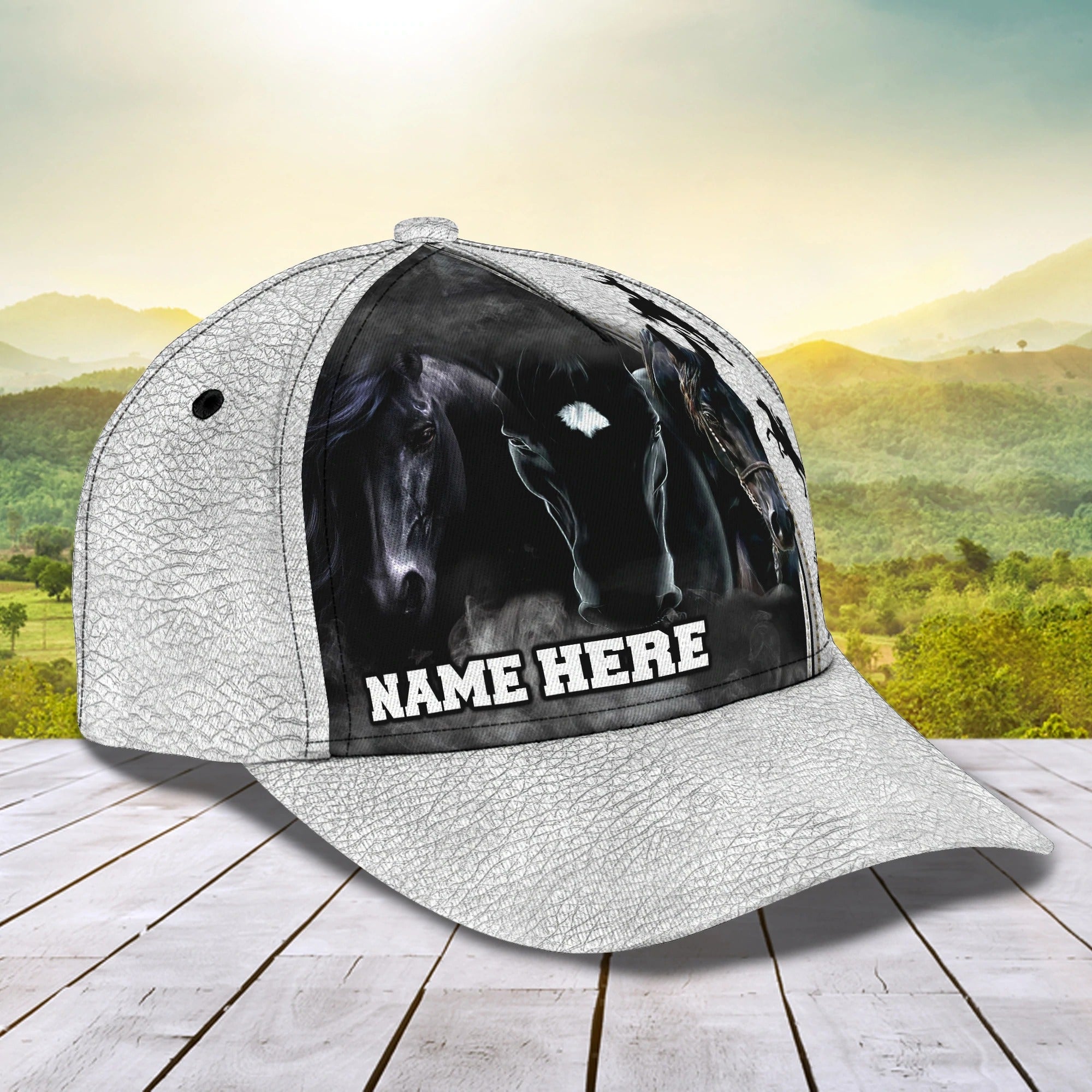 Personalized Native Usa Horse Cap For Men And Woman, Birthday Present To Horse Lovers Trucker Hats Custom Hats Gifts For Men & Women