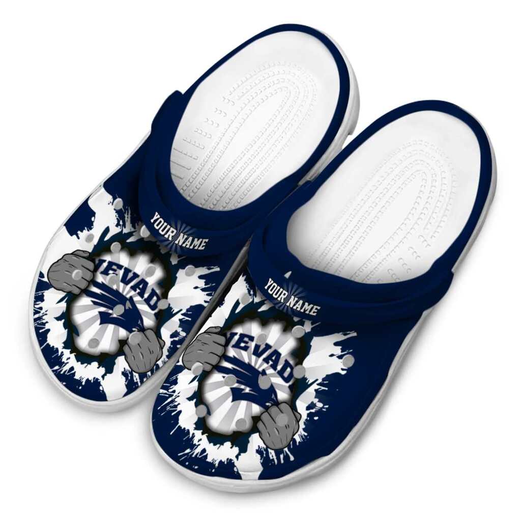 Personalized Nevada Wolf Pack Gripping Hand ClogTVC1801789 - Image 4