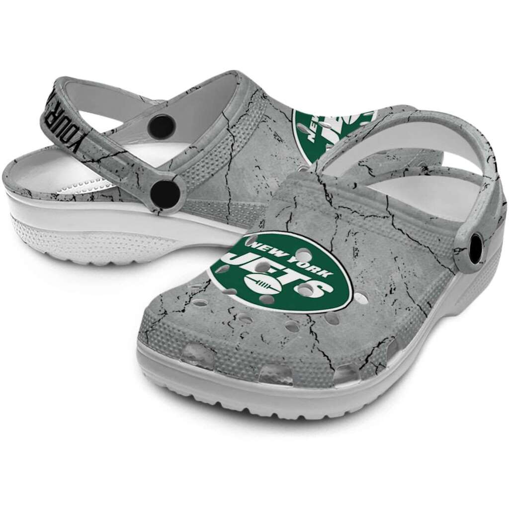 Personalized New York Jets Cracked Texture ClogTVC180151 - Image 3