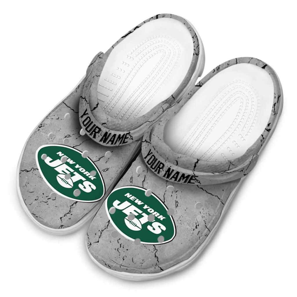 Personalized New York Jets Cracked Texture ClogTVC180151 - Image 4