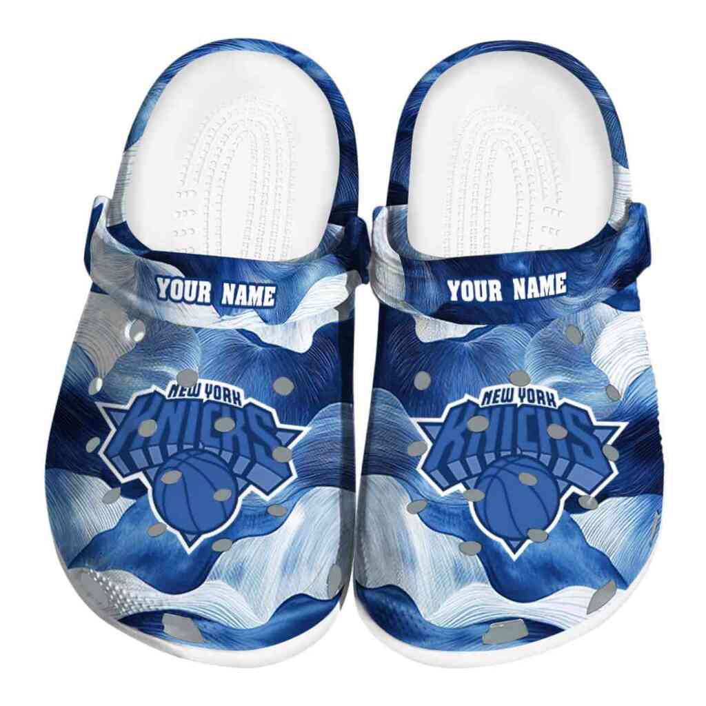 Personalized New York Knicks Ocean Waves ClogTVC1801920