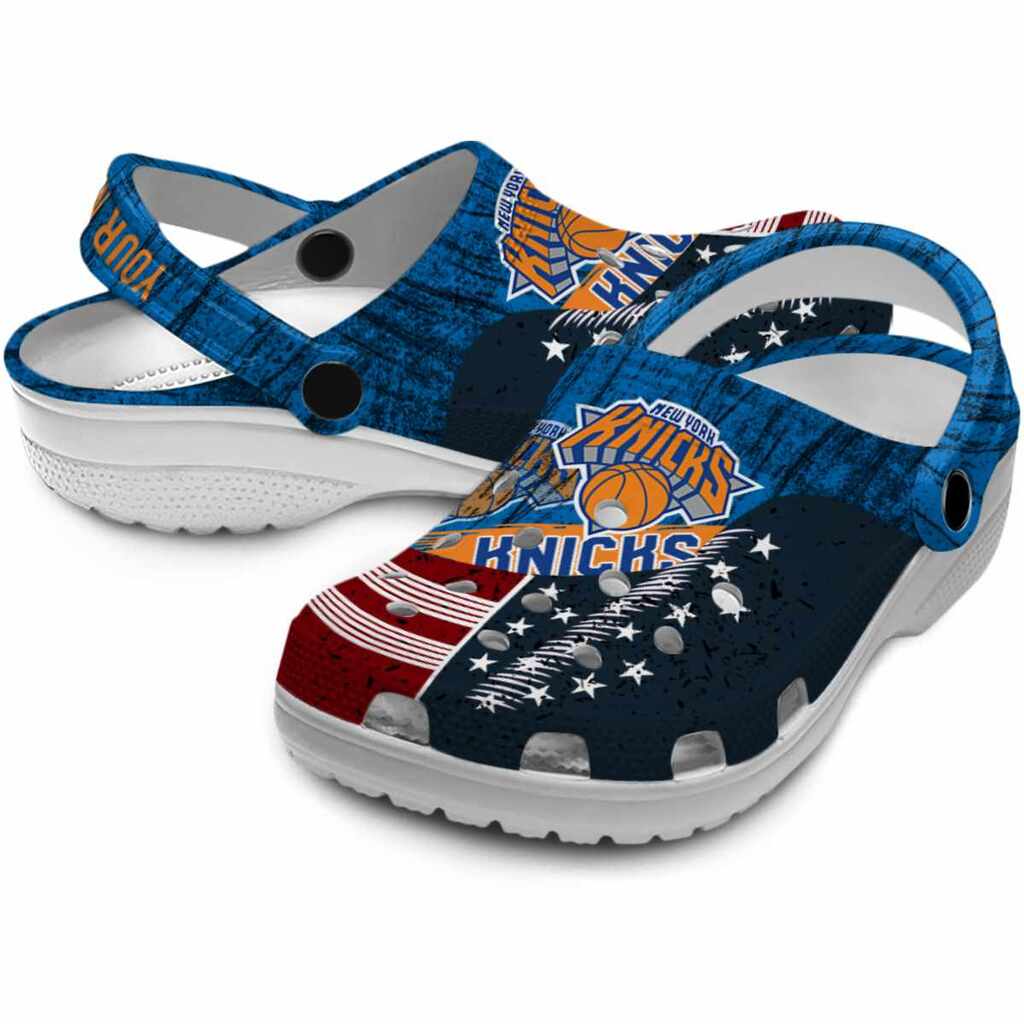 Personalized New York Knicks Star-Spangled Side Pattern ClogTVC1801920 - Image 3