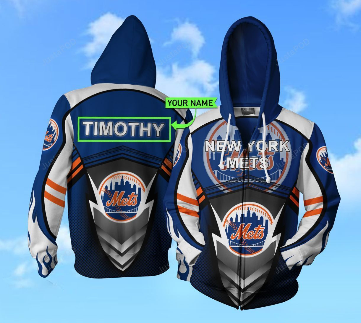 Personalized New York Mets 3D All Over Print Hoodie, Zip Hoodie