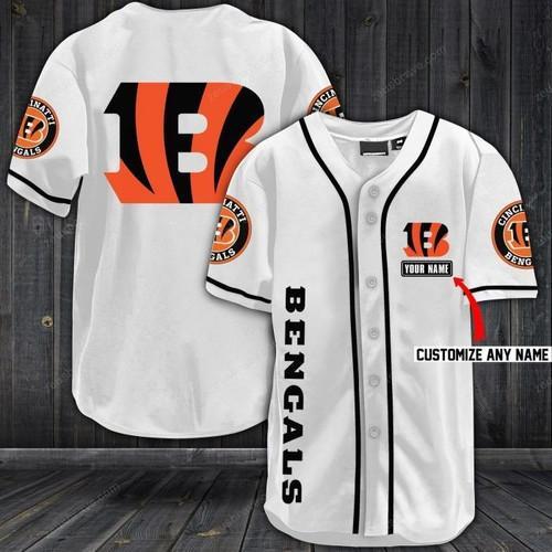 Personalized NLF Cincinnati Bengals Baseball Jersey Shirt