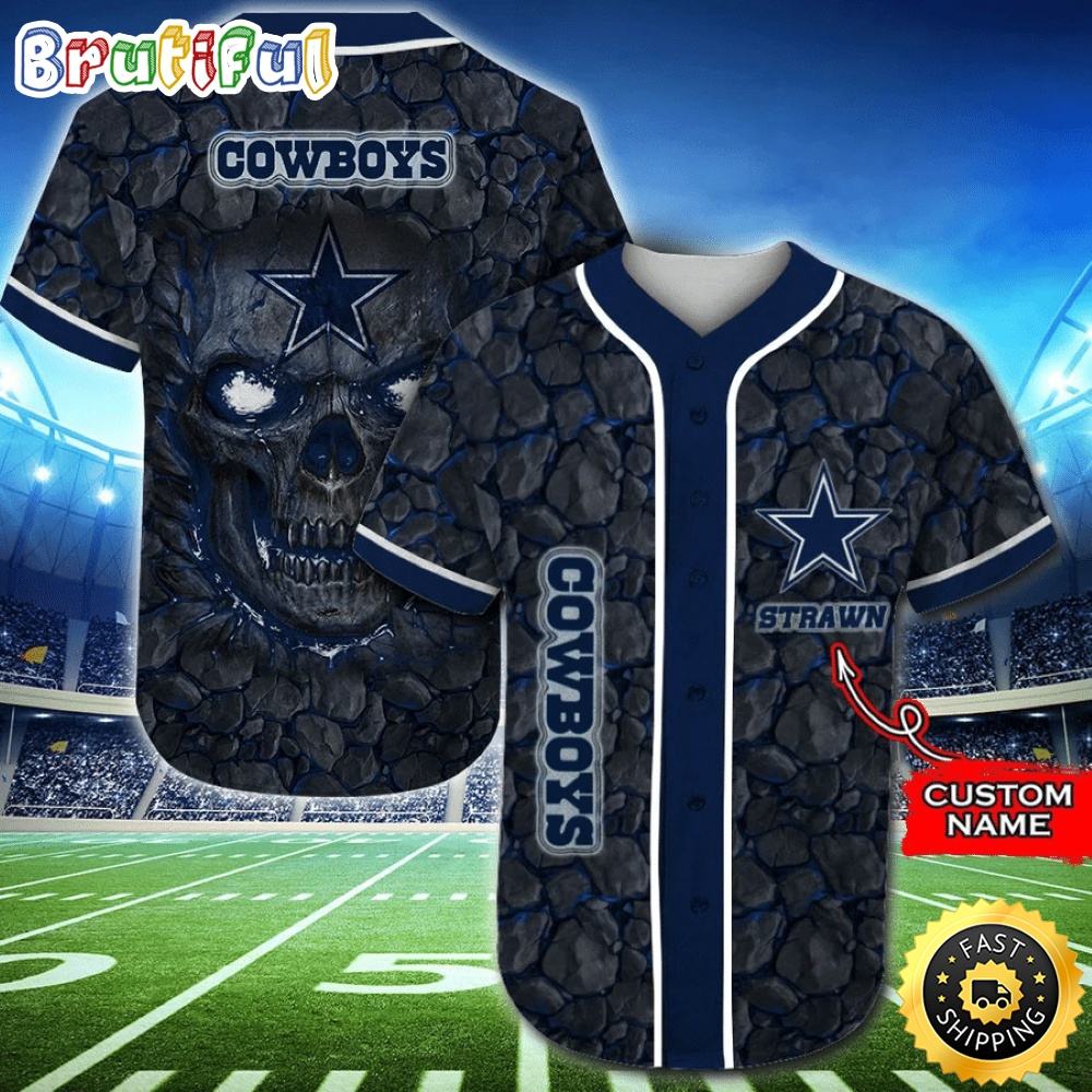 Personalized NLF Dallas Cowboys Baseball Jersey Athletic Style Jerseys